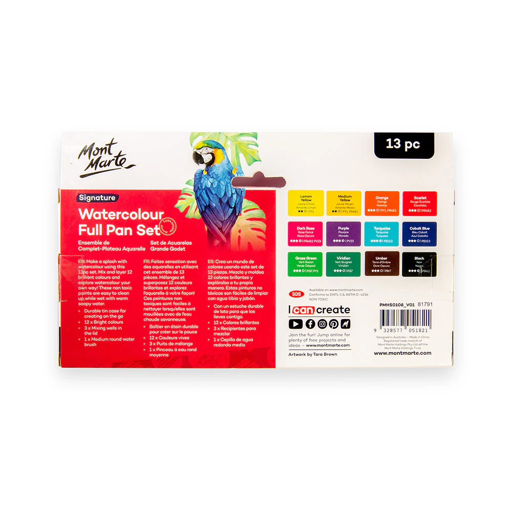 Watercolour Full Pan Set Signature 13pc - Image 5