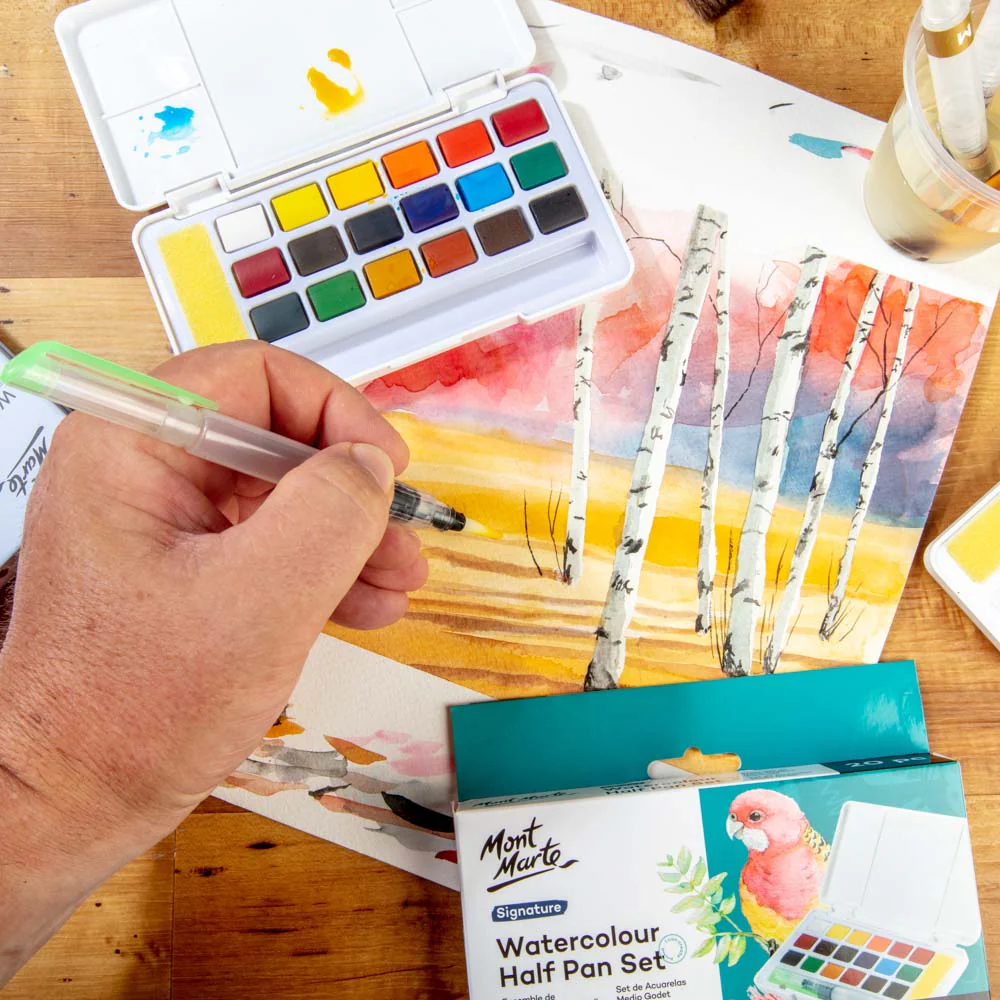 Watercolour Half Pan Set Signature 20pc - Image 7