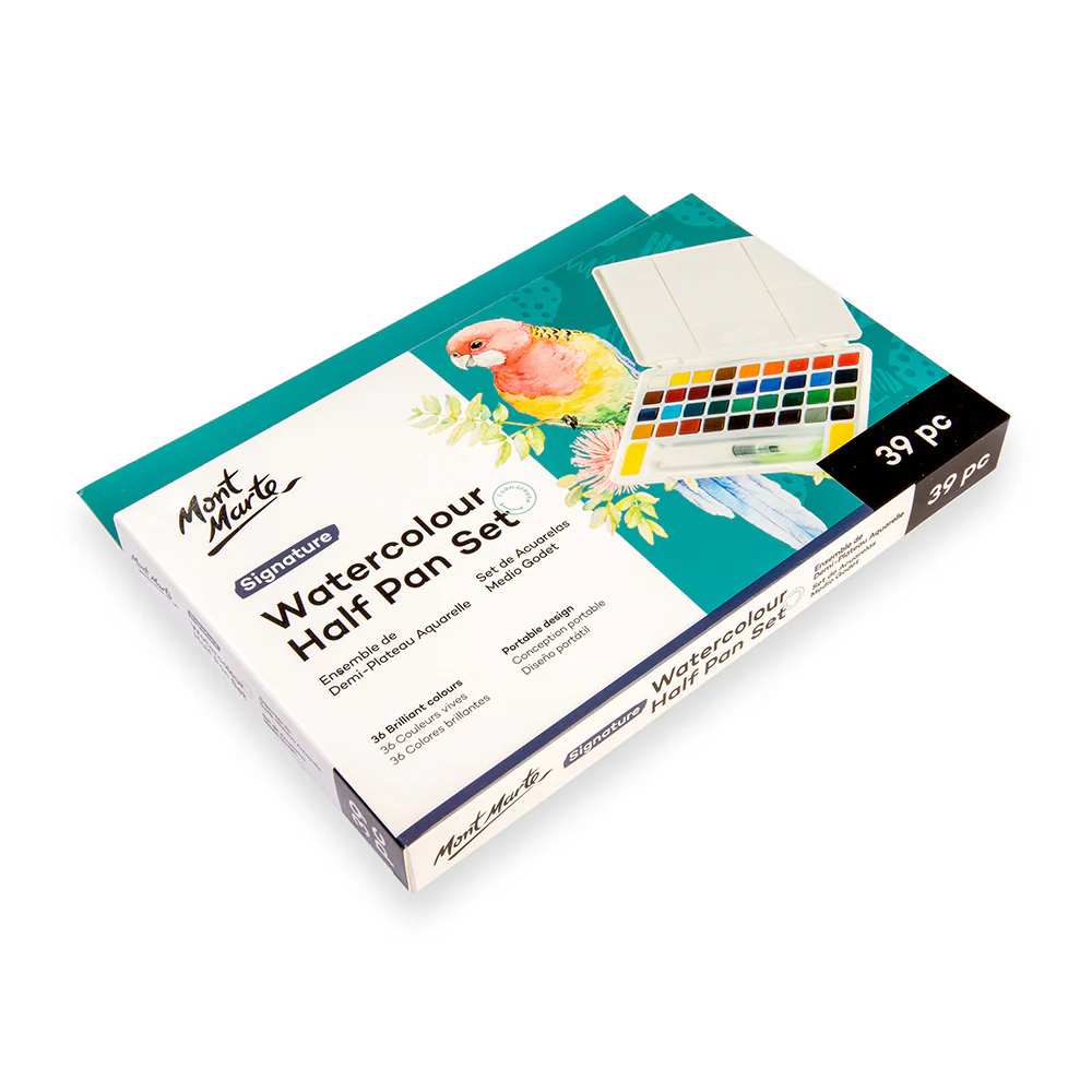 Watercolour Half Pan Set Signature 39pc - Image 3