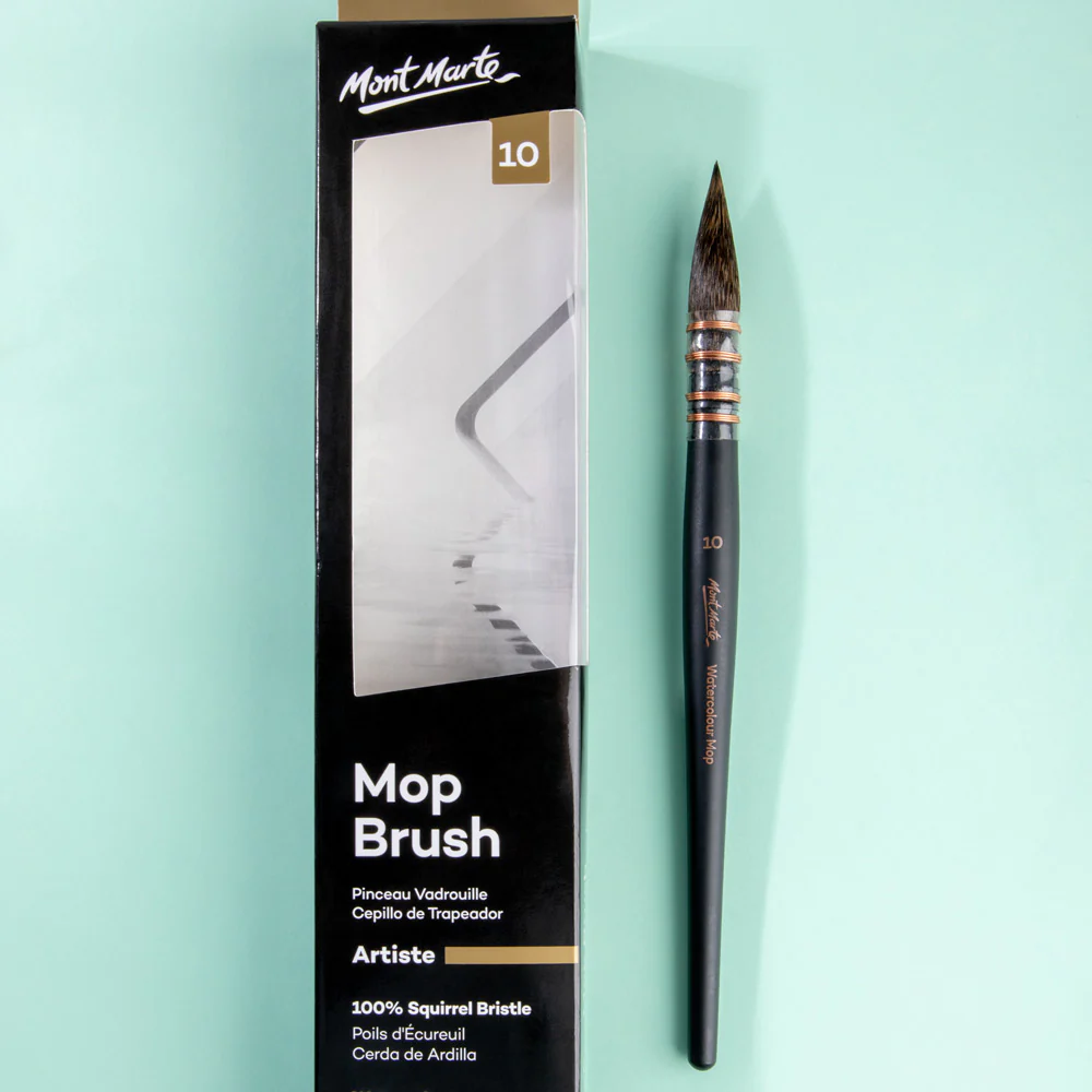 Watercolour Mop Brush Artiste 10 - Image 2