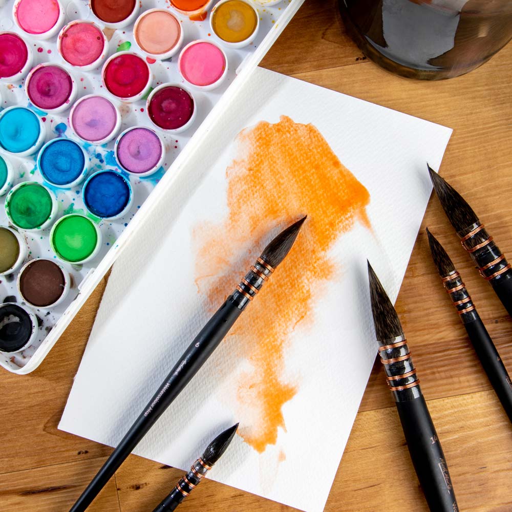 Watercolour Mop Brush Artiste 6 - Image 7