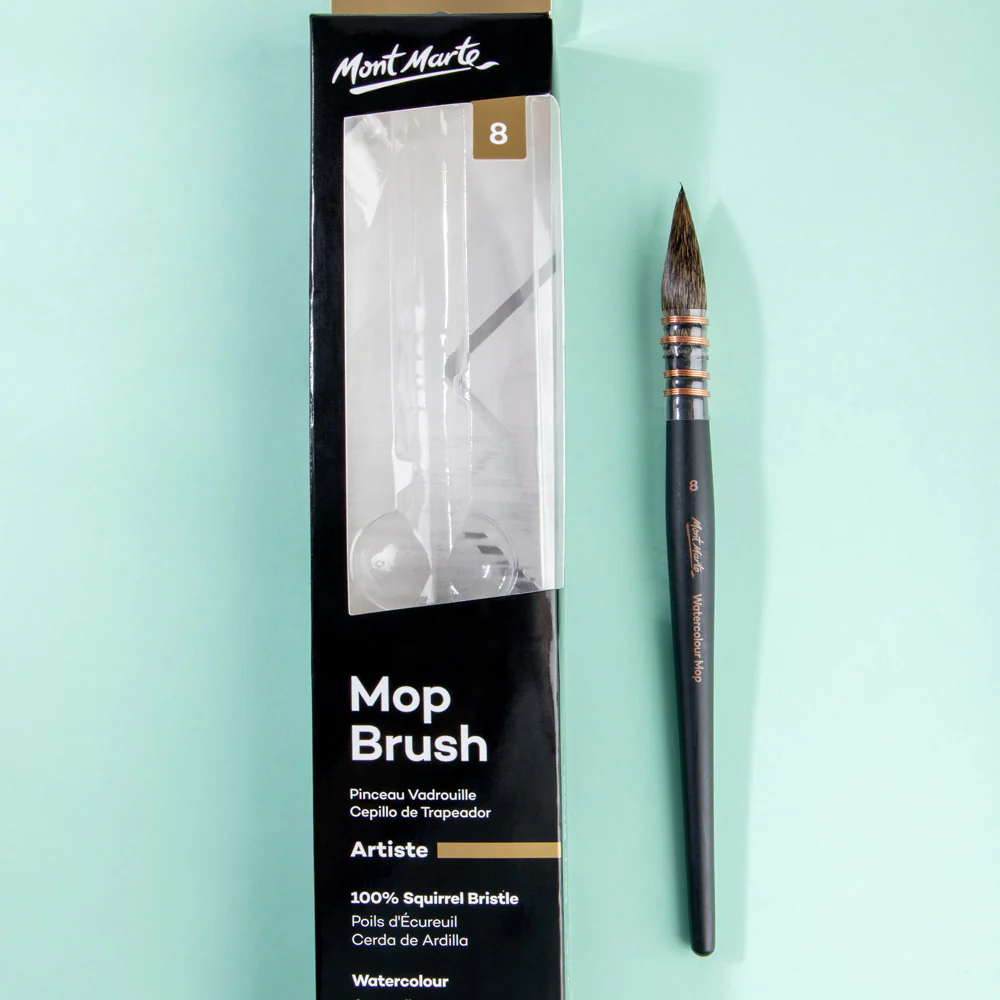 Watercolour Mop Brush Artiste 8 - Image 2