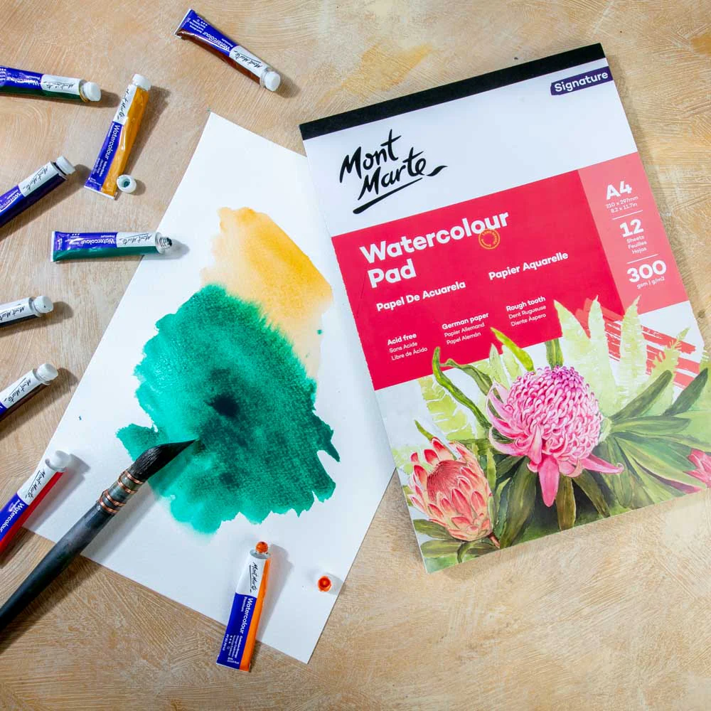 Watercolour Pad Signature A4 12 Sheet 300gsm - Image 6