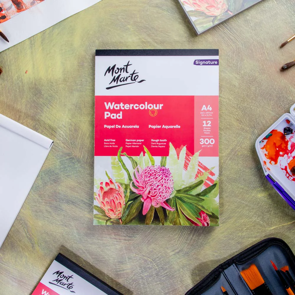 Watercolour Pad Signature A4 12 Sheet 300gsm - Image 7