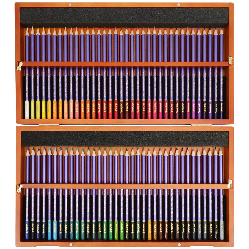 Watercolour Pencil Box Set Premium 72pc - Image 5