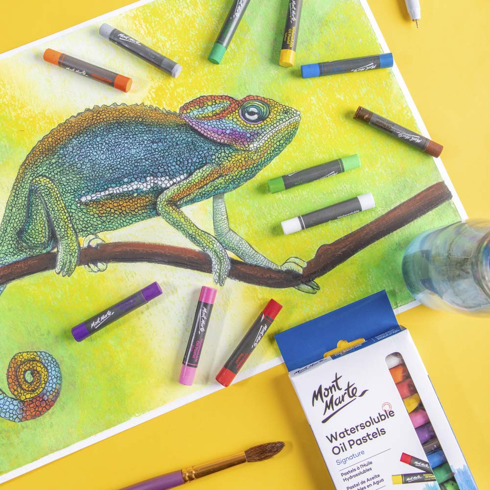 Watersoluble Oil Pastels Signature 12pc - Image 6