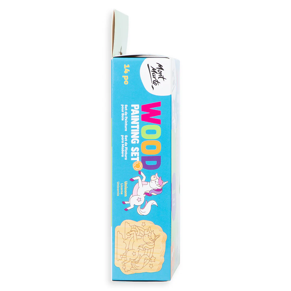 Wood Painting Set 14pc - Unicorn - Image 4